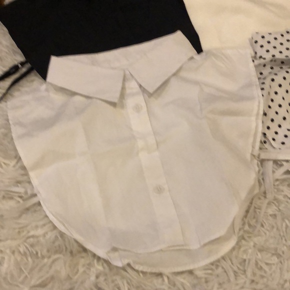 Mock collars with straps to stay in place under a sweater. - Picture 5 of 7